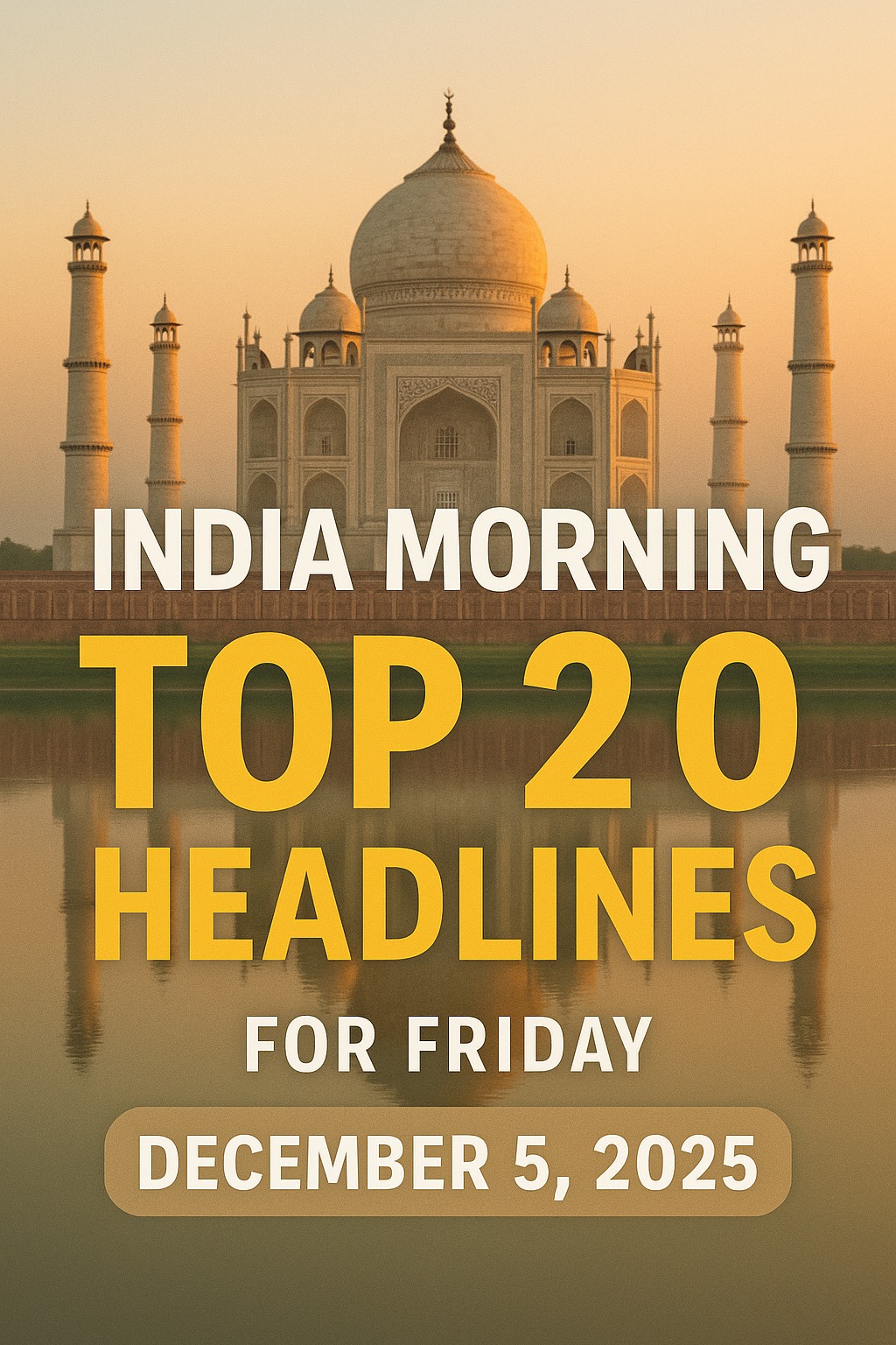 India top headlines Dec 5 2025 – markets, RBI, weather, rupee, PMI, UPI